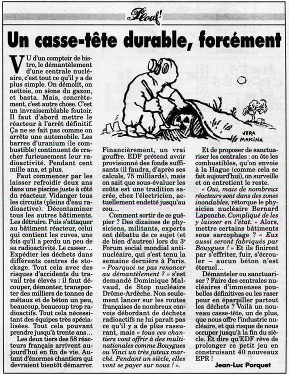 Le Canard enchainé - 2017.11.08 - Le démantèlement des centrales nucléaires, un casse-tête durable, forcément.jpg