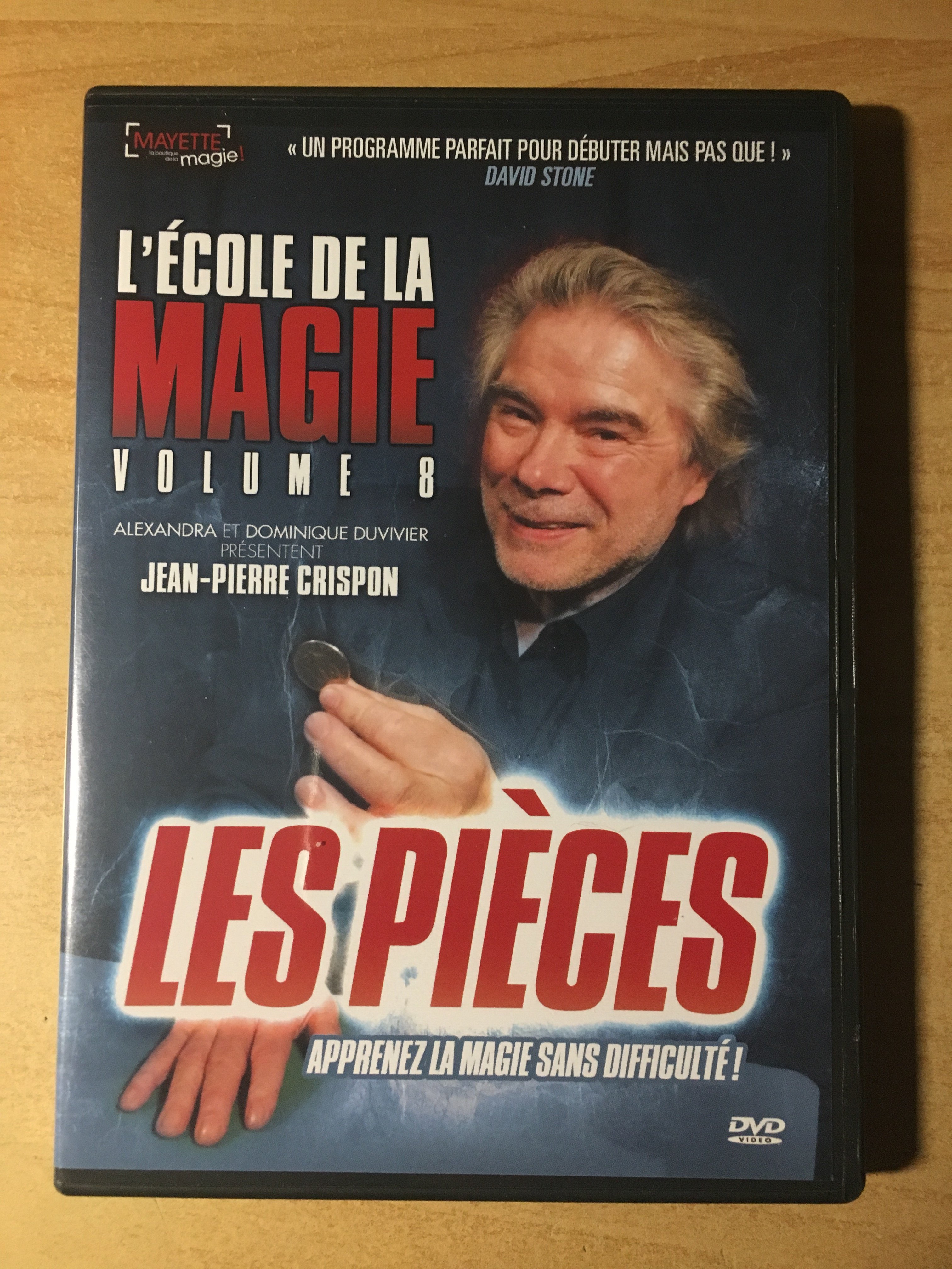 DVD J-P CRISPON - Les pièces ( Ecole de la magie vol.8 ) - Vidéos - ▷ Virtual Magie - l&#39;actualité des magiciens