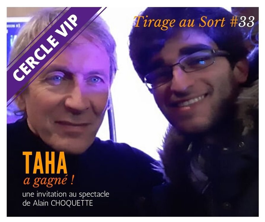 Taha remporte le 33e tirage au sort réservé aux VIP.jpg