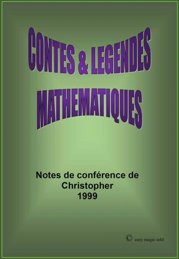 Note de Conférences de Christopher 1999