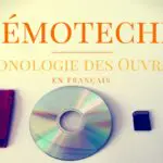 Mnémotechnie | Chronologie des Ouvrages publiés en langue française