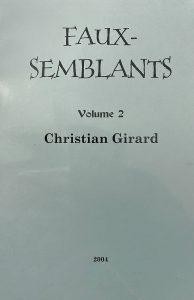 Couverture de Faux-Semblants volume 2 de Christian GIRARD